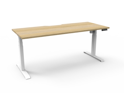 Boost Light Electric Height Adjustable Single Sided Workstation