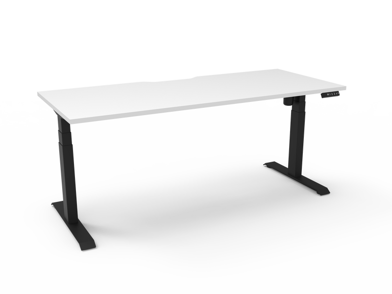 Boost Light Electric Height Adjustable Single Sided Workstation