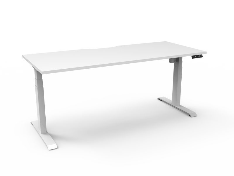 Boost Light Electric Height Adjustable Single Sided Workstation