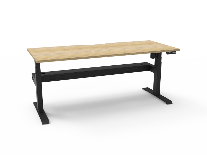 Boost Light Electric Height Adjustable Single Sided Workstation