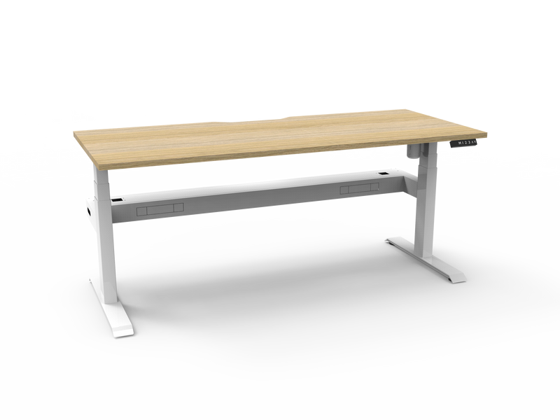 Boost Light Electric Height Adjustable Single Sided Workstation