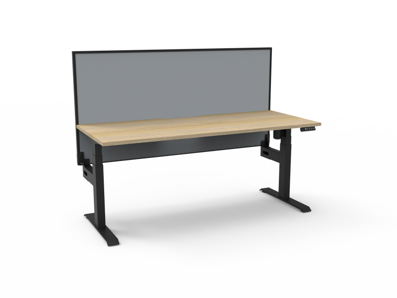 Boost Light Electric Height Adjustable Single Sided Workstation