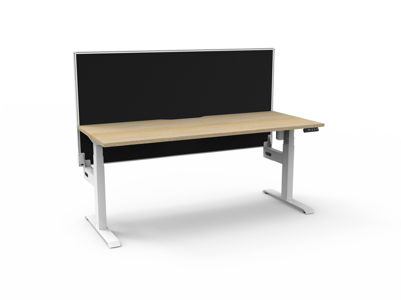 Boost Light Electric Height Adjustable Single Sided Workstation