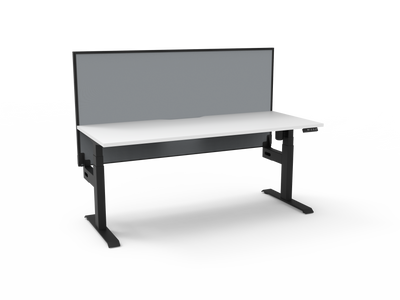 Boost Light Electric Height Adjustable Single Sided Workstation