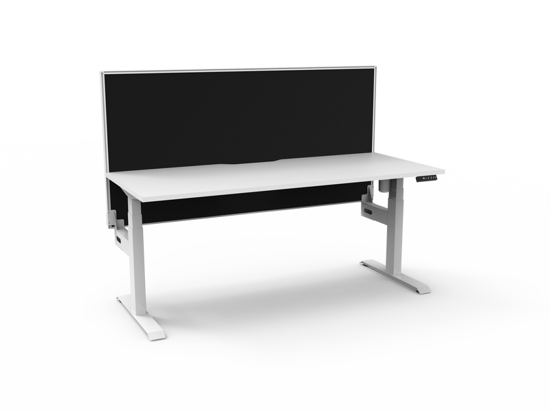 Boost Light Electric Height Adjustable Single Sided Workstation