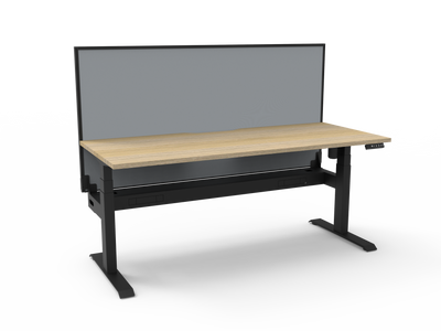 Boost Light Electric Height Adjustable Single Sided Workstation
