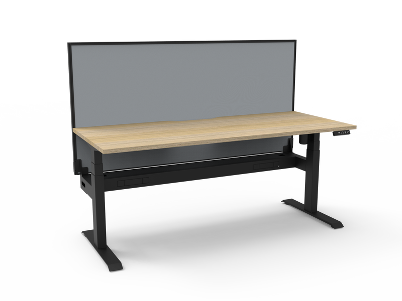 Boost Light Electric Height Adjustable Single Sided Workstation