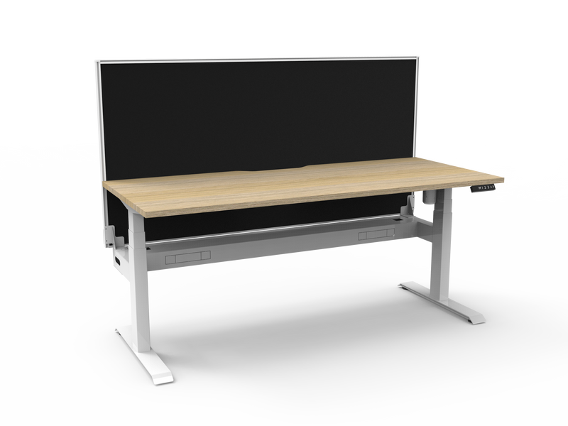 Boost Light Electric Height Adjustable Single Sided Workstation