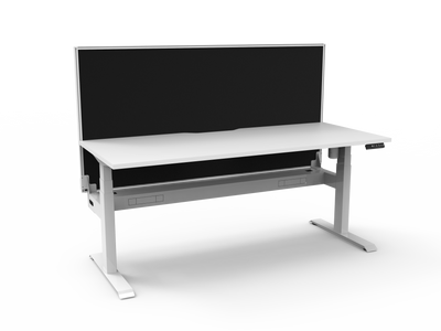 Boost Light Electric Height Adjustable Single Sided Workstation