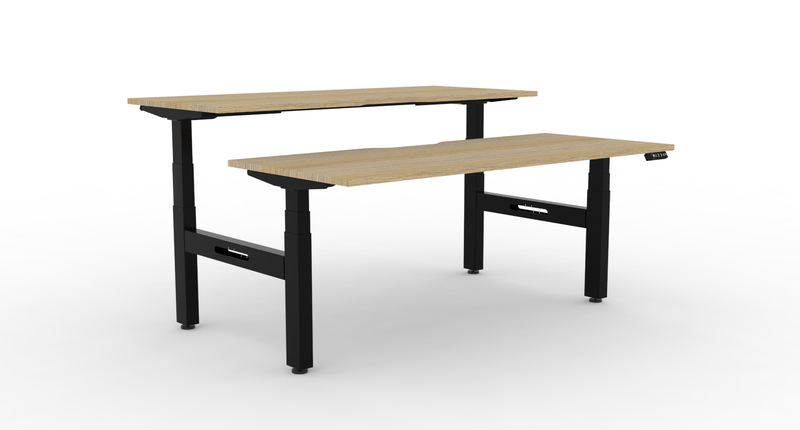 Boost Plus Electric Height Adjustable 2 Person Double Sided Workstation