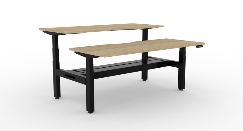 Boost Plus Electric Height Adjustable 2 Person Double Sided Workstation