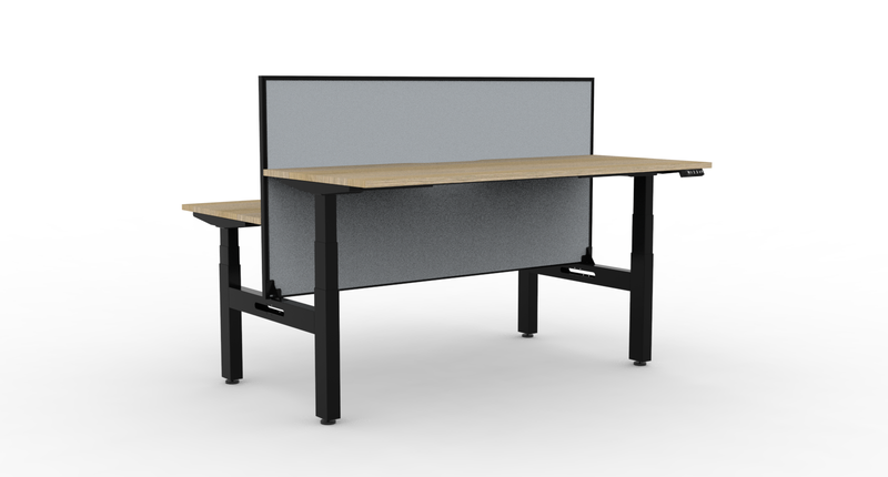 Boost Plus Electric Height Adjustable 2 Person Double Sided Workstation