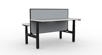 Boost Plus Electric Height Adjustable 2 Person Double Sided Workstation
