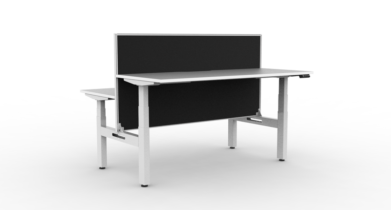 Boost Plus Electric Height Adjustable 2 Person Double Sided Workstation