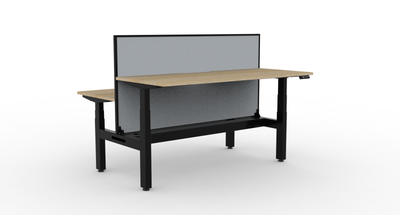 Boost Plus Electric Height Adjustable 2 Person Double Sided Workstation