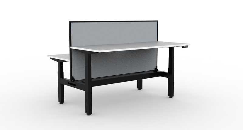 Boost Plus Electric Height Adjustable 2 Person Double Sided Workstation