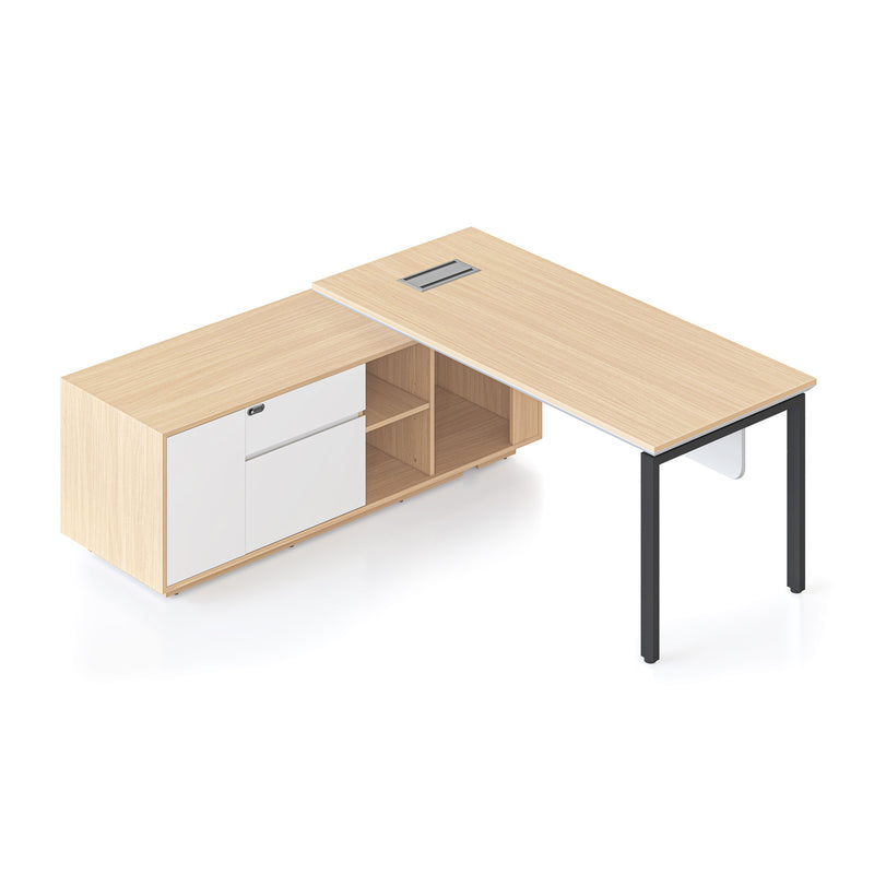 Casa Executive Desk & Cabinet - Profile Leg