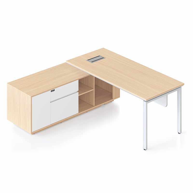 Casa Executive Desk & Cabinet - Profile Leg