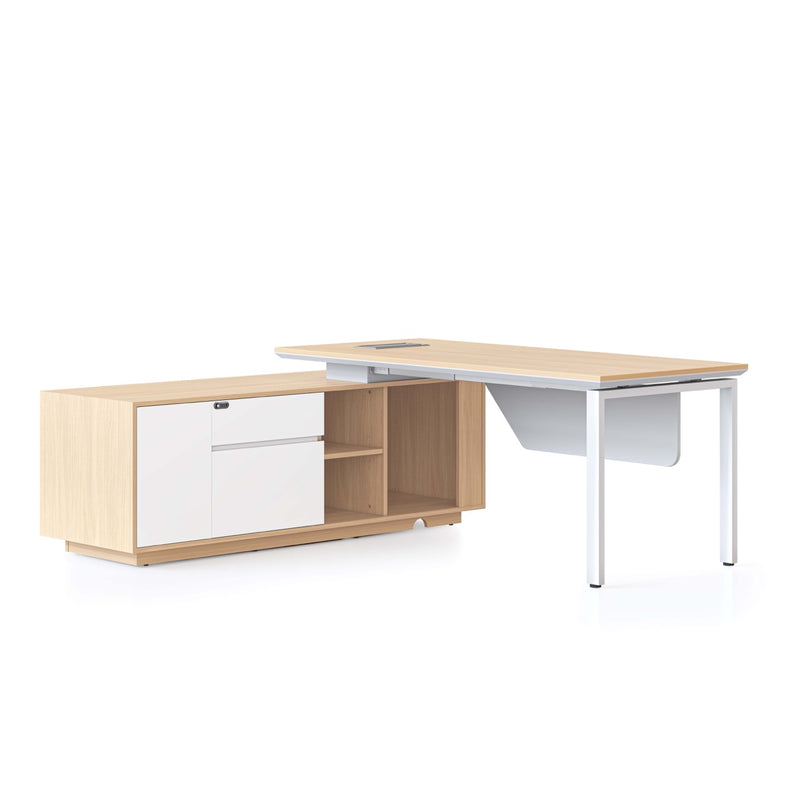 Casa Executive Desk & Cabinet - Profile Leg