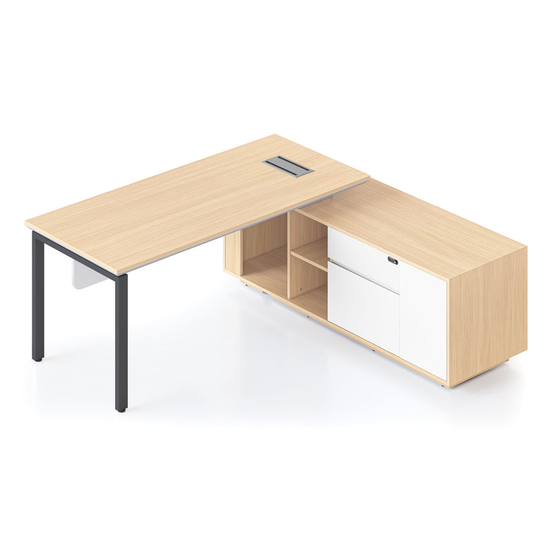 Casa Executive Desk & Cabinet - Profile Leg