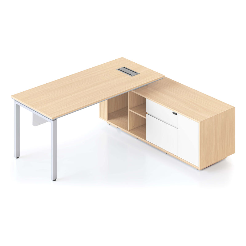 Casa Executive Desk & Cabinet - Profile Leg