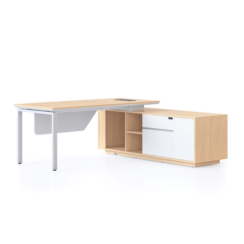 Casa Executive Desk & Cabinet - Profile Leg