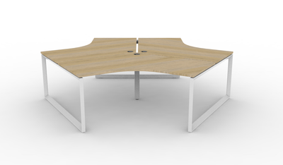 Natural Oak / White P/C / Without Screen