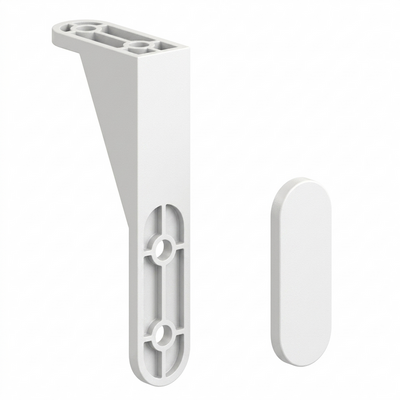 3-Quarter Mount / White Powdercoat
