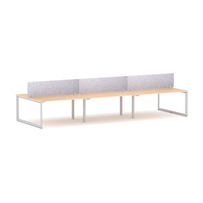 White / New Oak Ravine / W1200mm x D750mm