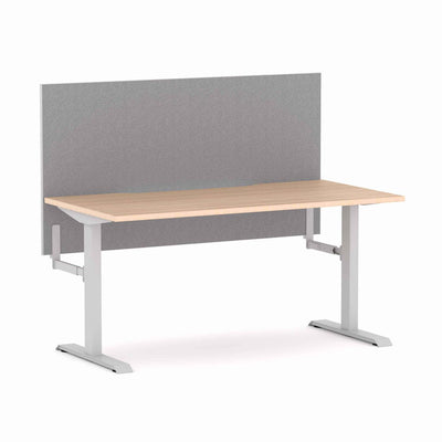 White Frame/New Oak Ravine / None / W1200mm x D750mm w/ Scallop