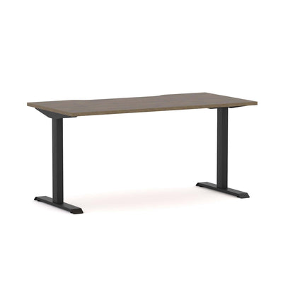 Black Frame/Natural Walnut / None / W1200mm x D750mm w/ Scallop