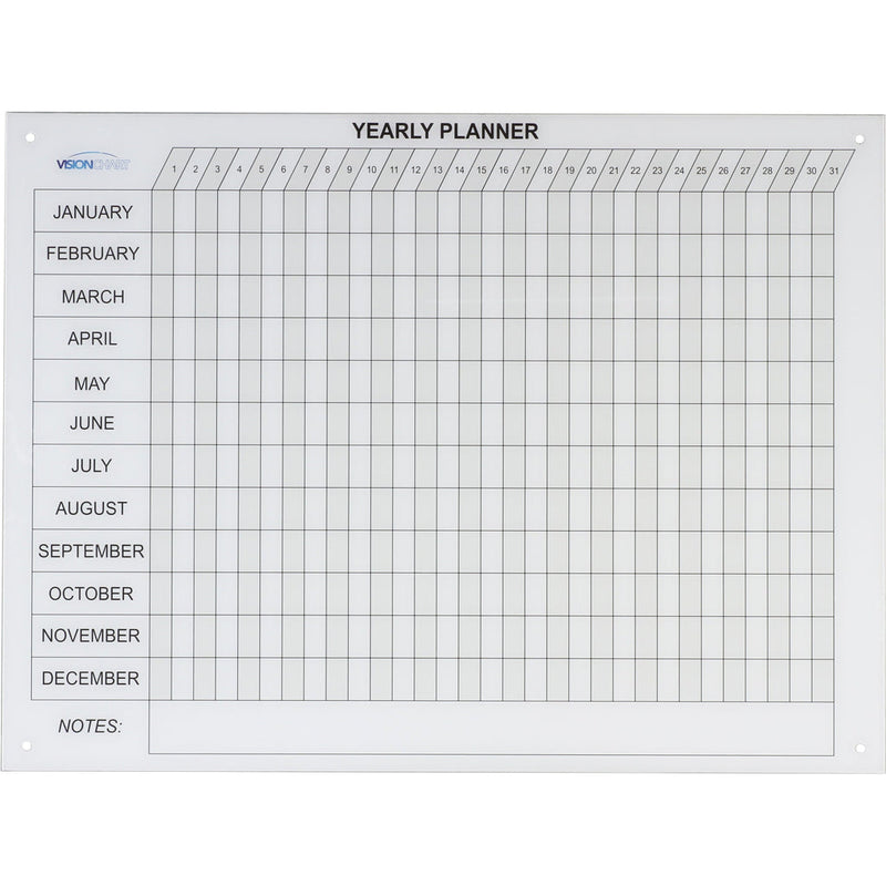 Glassboard Magnetic Year Planner