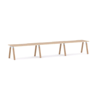 White / Classic Oak / W1200mm x D750mm