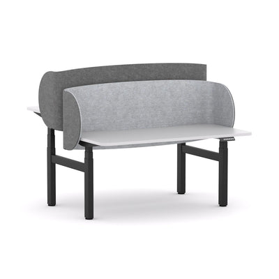 Black/Studio White / None / W1500mm x D750mm w/ Scallop