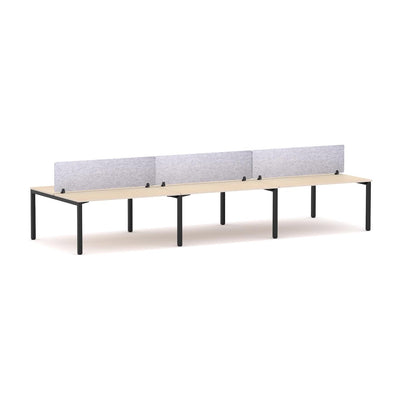 Black / Nordic Maple / W1200mm x D600mm