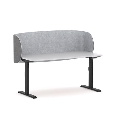 Black/Studio White / None / W1500mm x D750mm w/ Scallop
