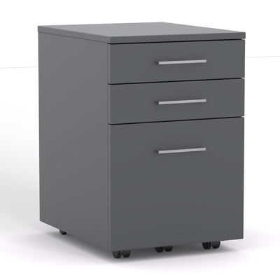 3-Drawer + File / Charcoal