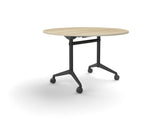 Modulus Round All Black Flip Top Table