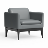 Madison Single Sofa - Charcoal PU