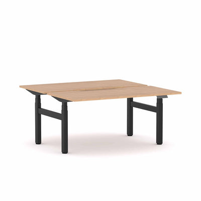 Black Frame/Sublime Teak / None / W1200mm x D750mm w/ Scallop