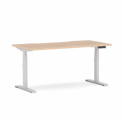 White Frame/Classic Oak / None / W1200mm x D750mm w/ Scallop