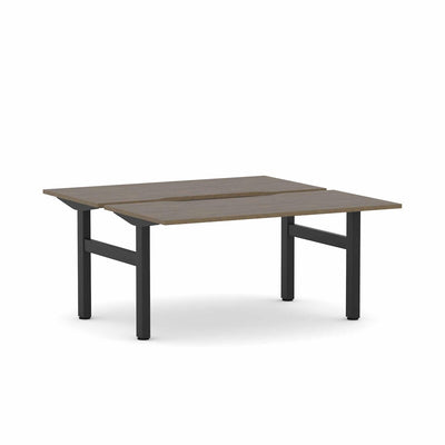 Black Frame/Natural Walnut / None / W1200mm x D750mm w/ Scallop