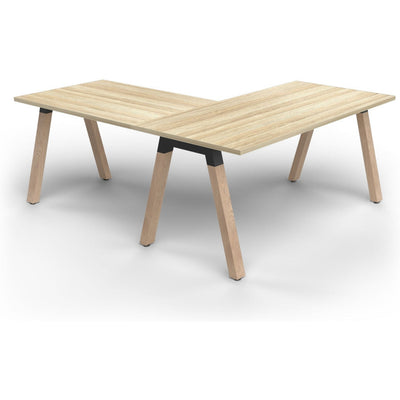 Plantation Single User Office Desk and Return