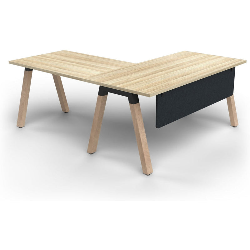 Plantation Desk and Return with Modesty Panel