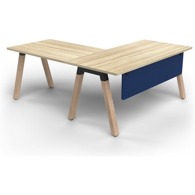 Plantation Desk and Return with Modesty Panel