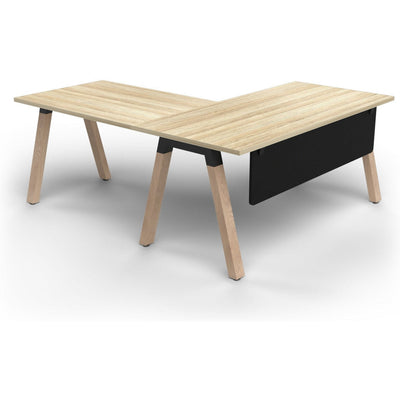 Plantation Desk and Return with Modesty Panel