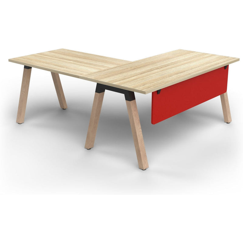 Plantation Desk and Return with Modesty Panel