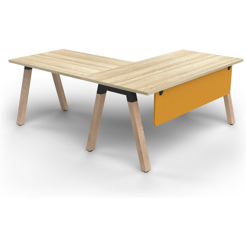 Plantation Desk and Return with Modesty Panel