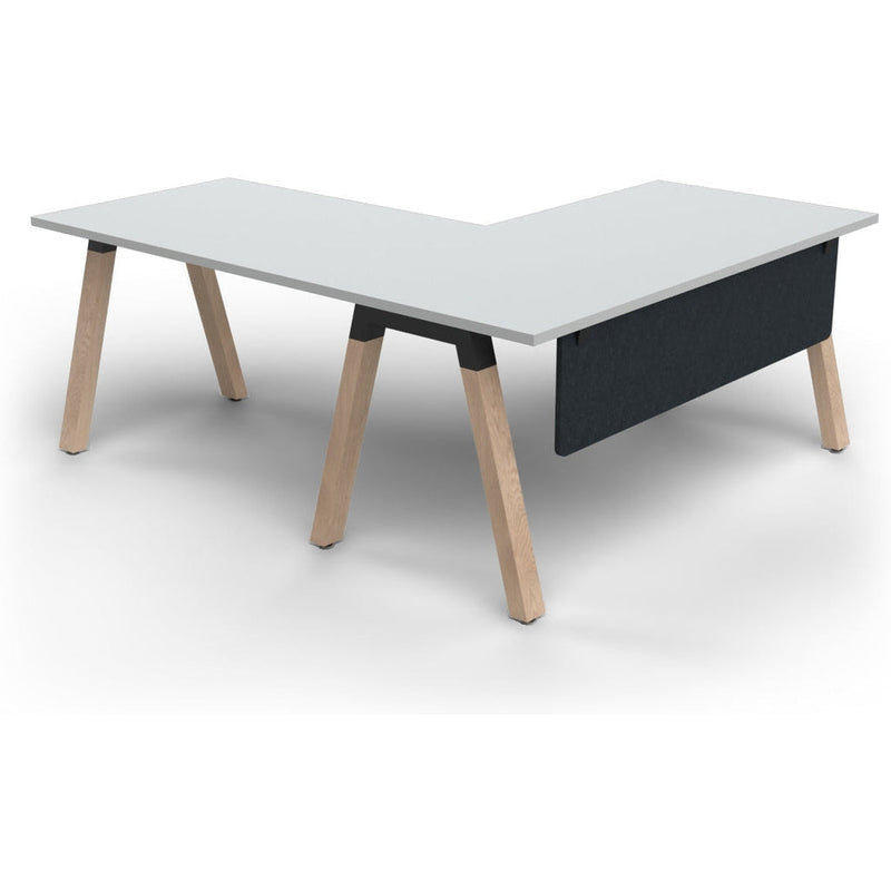 Plantation Desk and Return with Modesty Panel