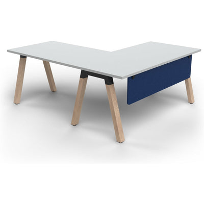Plantation Desk and Return with Modesty Panel